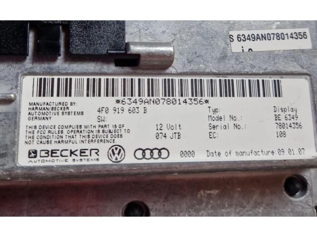 bontott AUDI Q7 Multifunkciós Kijelző