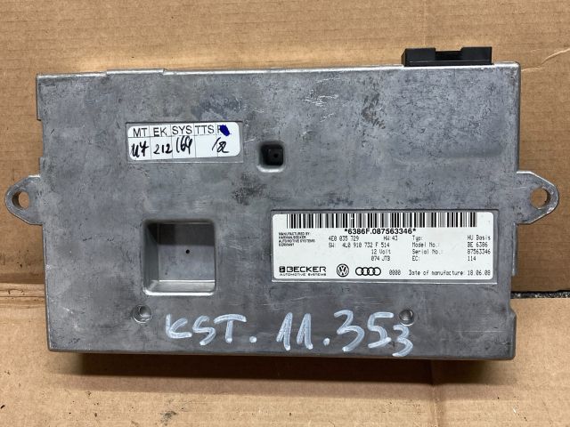 bontott AUDI Q7 Multimédia Vezérlő