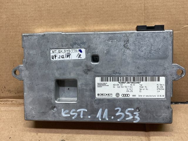 bontott AUDI Q7 Multimédia Vezérlő