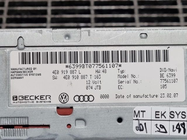 bontott AUDI Q7 Rádió / CD