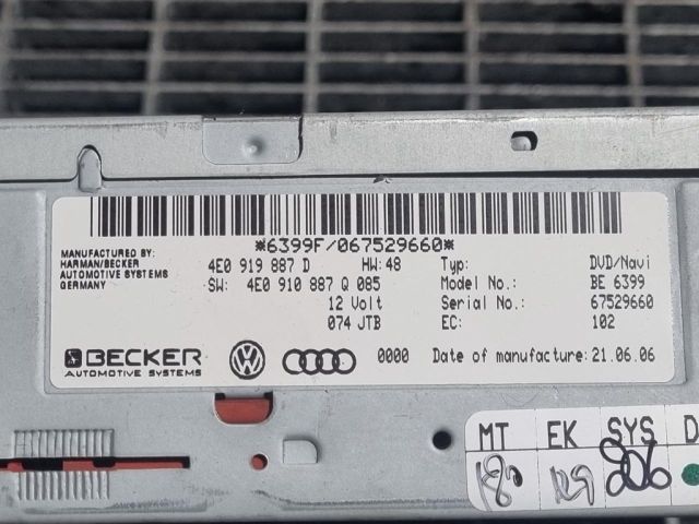 bontott AUDI Q7 Rádió / CD