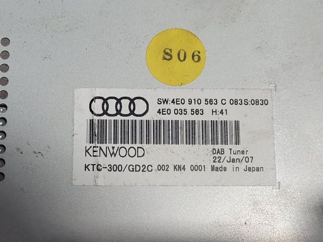 bontott AUDI Q7 Rádió Zavarszűrő