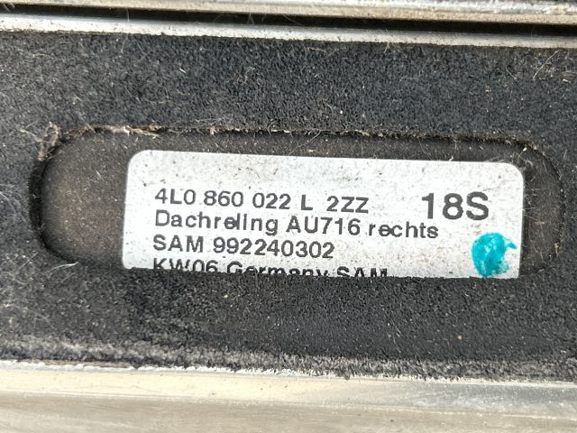 bontott AUDI Q7 Tetősín Pár