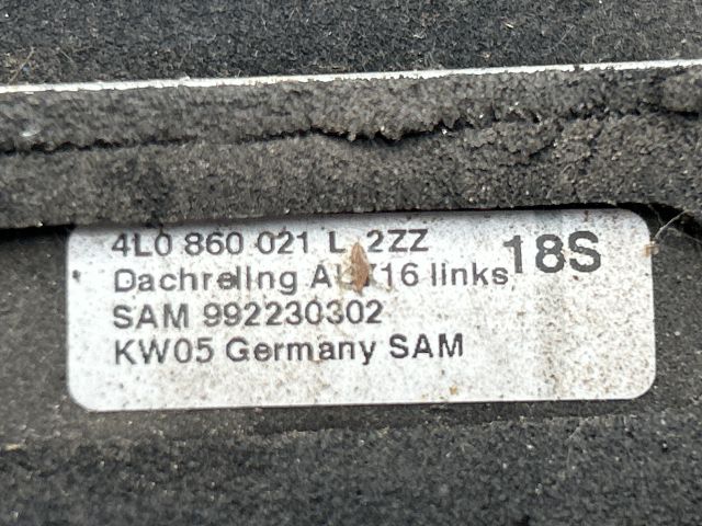 bontott AUDI Q7 Tetősín Pár