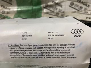 bontott AUDI Q7 Utasoldali Légzsák