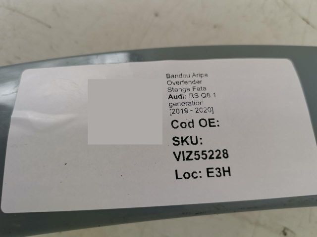 bontott AUDI Q8 Bal első Sárvédő Díszléc