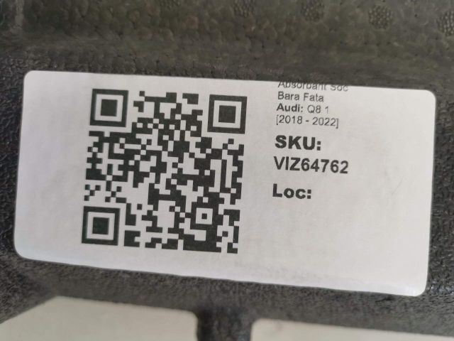 bontott AUDI Q8 Első Lökhárító Ütközés Elnyelő Hab