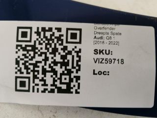 bontott AUDI Q8 Jobb hátsó Sárvédő Díszléc