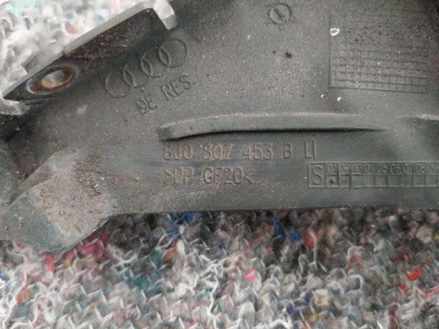 bontott AUDI TT Bal hátsó Oldal Lökhárító Tartó (Műanyag)