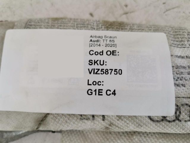 bontott AUDI TT Bal hátsó Ülés Légzsák