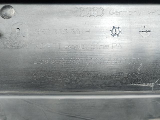 bontott AUDI TT Első Lökhárító (Üresen)