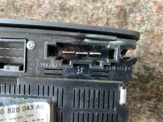 bontott AUDI TT Fűtéskapcsoló (manuális klímás)