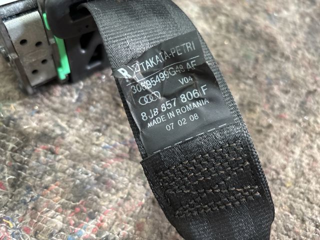 bontott AUDI TT Jobb hátsó Biztonsági Öv