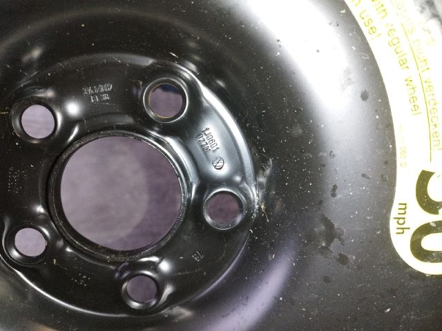 bontott AUDI TT Pótkerék