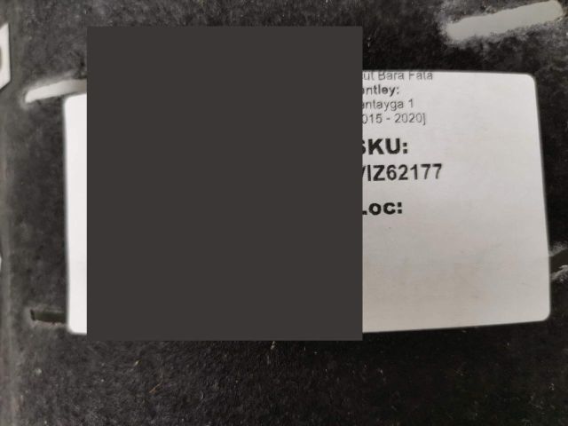 bontott BENTLEY BENTAYGA Első Lökhárító Alsó Tálca