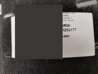 bontott BENTLEY BENTAYGA Első Lökhárító Alsó Tálca