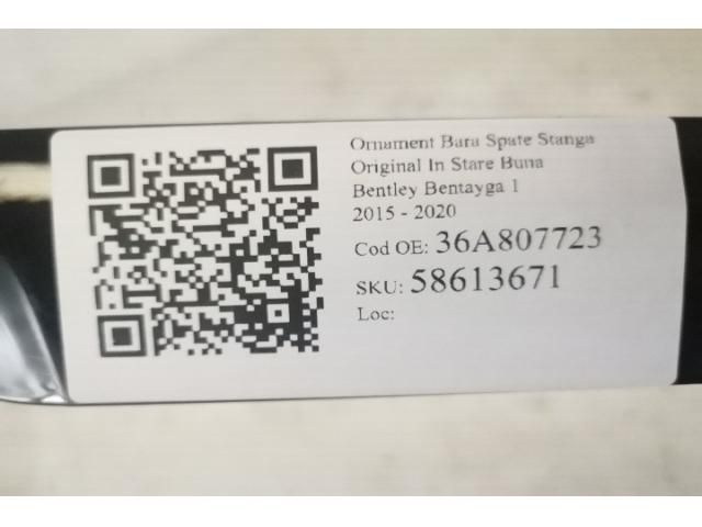 bontott BENTLEY BENTAYGA Hátsó Lökhárító Díszléc
