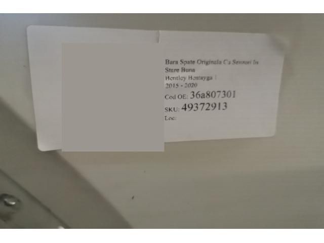 bontott BENTLEY BENTAYGA Hátsó Lökhárító (Részeivel)