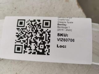 bontott BENTLEY BENTAYGA Jobb hátsó Sárvédő Díszléc