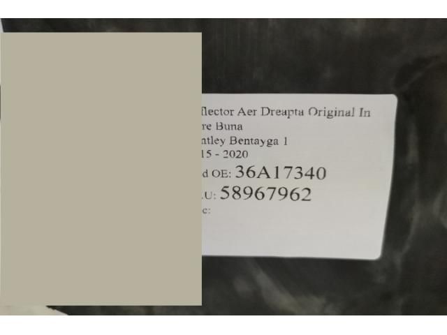 bontott BENTLEY BENTAYGA Jobb Hűtő Légterelő