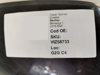 bontott BENTLEY BENTAYGA Jobb Visszapillantó Tükör Burkolat