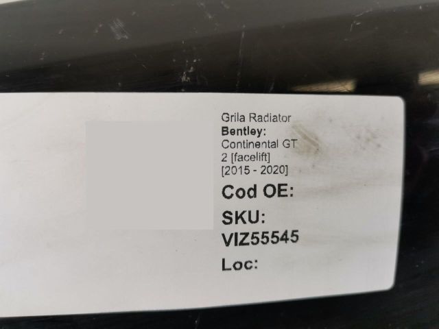 bontott BENTLEY CONTINENTAL Hűtőrács