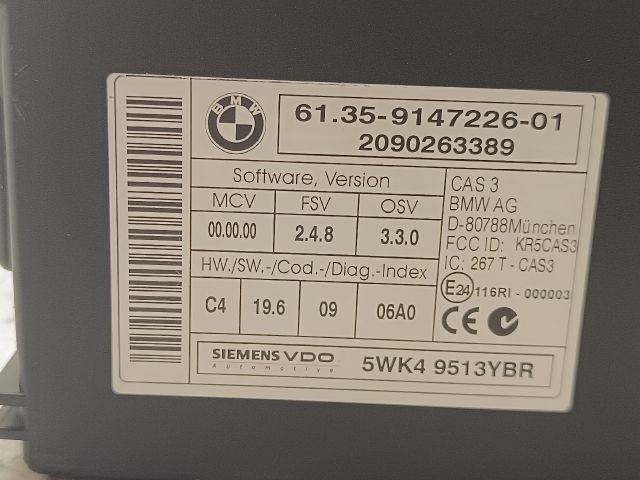 bontott BMW 1 Immobilizer Elektronika