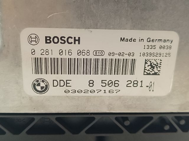 bontott BMW 1 Motorvezérlő