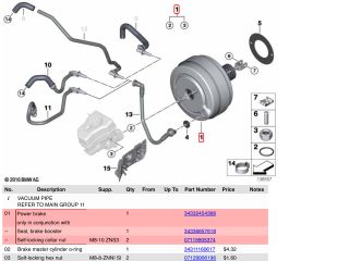 bontott BMW 1 Fékrásegítő