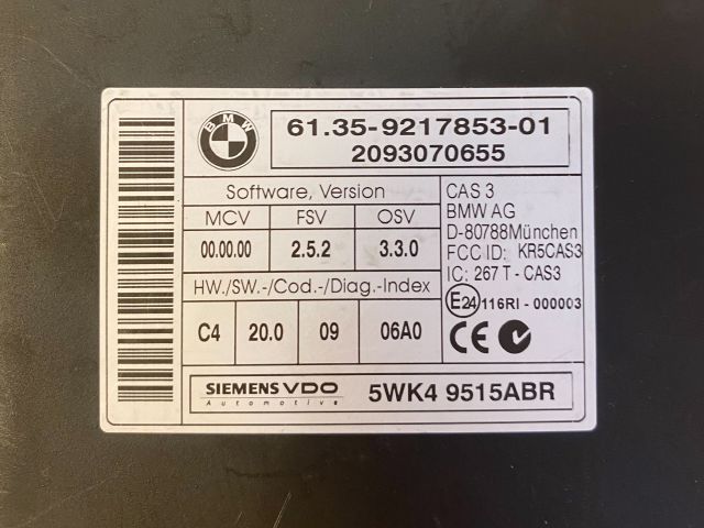 bontott BMW 1 Immobilizer Elektronika