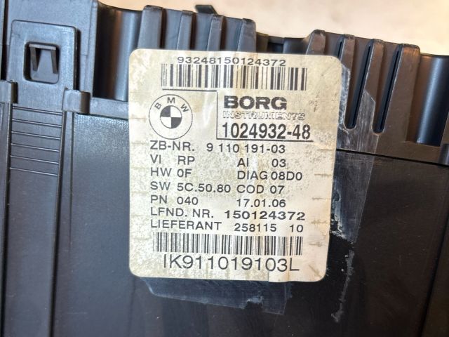 bontott BMW 1 Kilométeróra