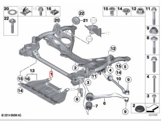 bontott BMW 1 Első Bölcső