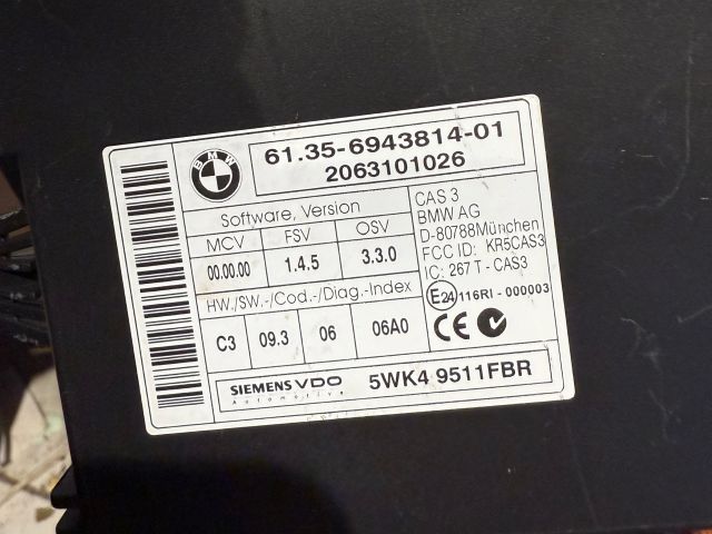 bontott BMW 1 Motorvezérlő