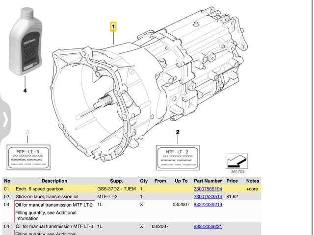 bontott BMW 1 Váltó (Mechanikus)