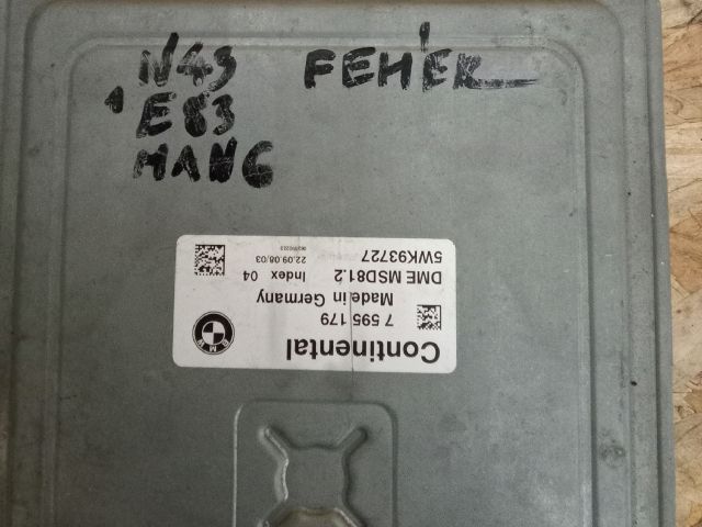 bontott BMW 1 Motorvezérlő