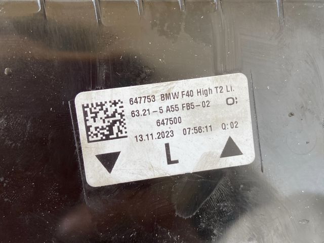 bontott BMW 1 Bal Belső Hátsó Lámpa