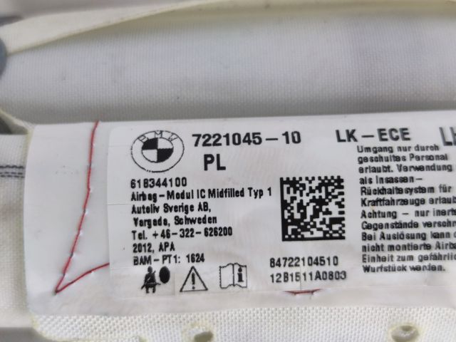 bontott BMW 1 Bal Fejlégzsák