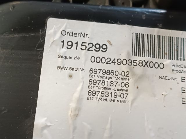 bontott BMW 1 Bal hátsó Ajtó Kárpit