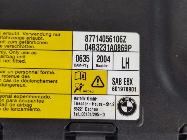 bontott BMW 1 Bal Oldallégzsák