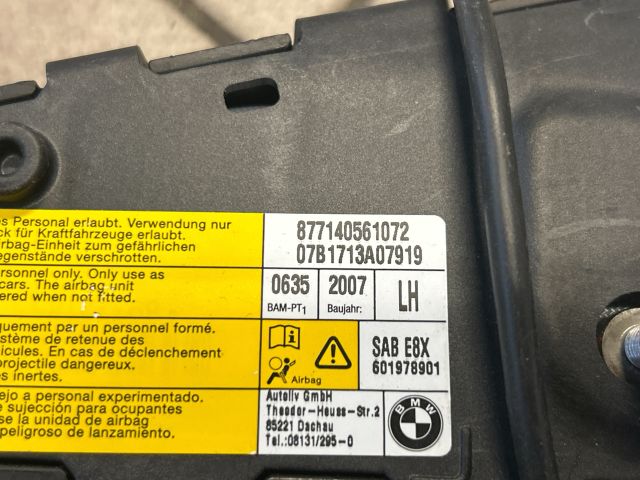 bontott BMW 1 Bal Oldallégzsák