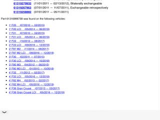 bontott BMW 1 Belső Világítás Tetőablak Vezérlővel