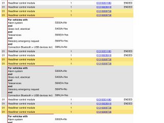 bontott BMW 1 Belső Világítás Tetőablak Vezérlővel