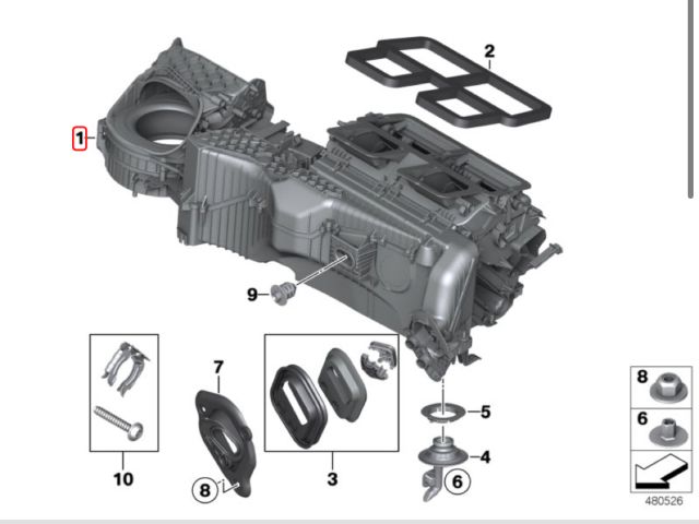 bontott BMW 1 Fűtés Box