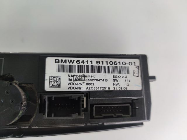 bontott BMW 1 Fűtéskapcsoló (digit klímás)