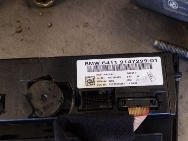 bontott BMW 1 Fűtéskapcsoló (digit klímás)