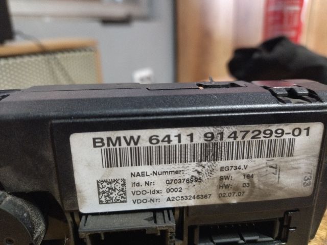bontott BMW 1 Fűtéskapcsoló (digit klímás)