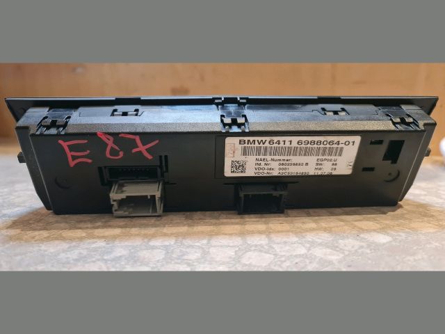 bontott BMW 1 Fűtéskapcsoló