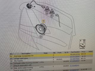 bontott BMW 1 Hátsó Hangszóró Pár