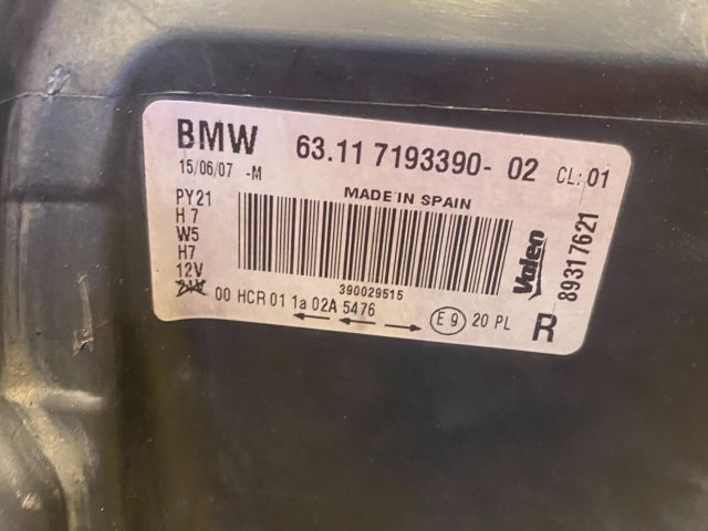 bontott BMW 1 Jobb Fényszóró