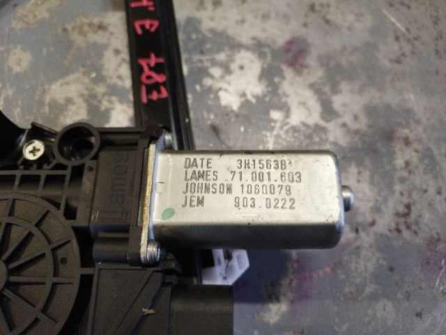 bontott BMW 1 Jobb hátsó Ablakemelő Szerkezet (Elektromos)